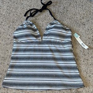 NWT ~ Triangle Halter Swim Top Size 10
